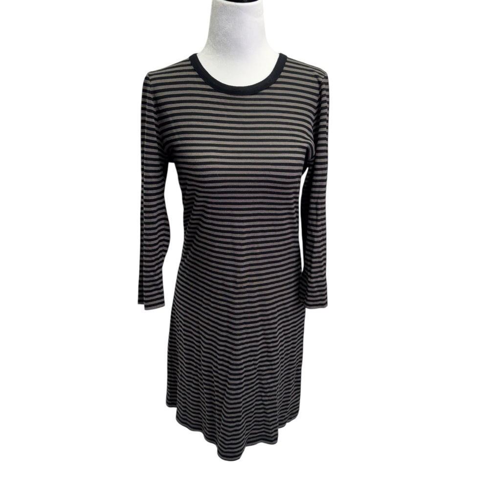 InWear Striped Black and Grey Dress Size S - Picture 1 of 8